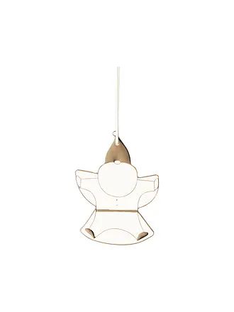 RAEDER | Weihnachts Anhänger Santa ...ist unterwegs | gold